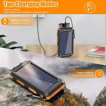 80000mAh solar power bank